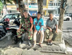 Inilah Selipan Saran dan Masukan Saat Babinsa Tipes Sambangi Juru Parkir