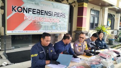 Kapolres Badung Ungkap 7 Kasus Narkoba, 8 Tersangka Diamankan